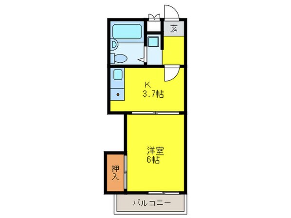 サンヴィレッジ平尾の物件間取画像